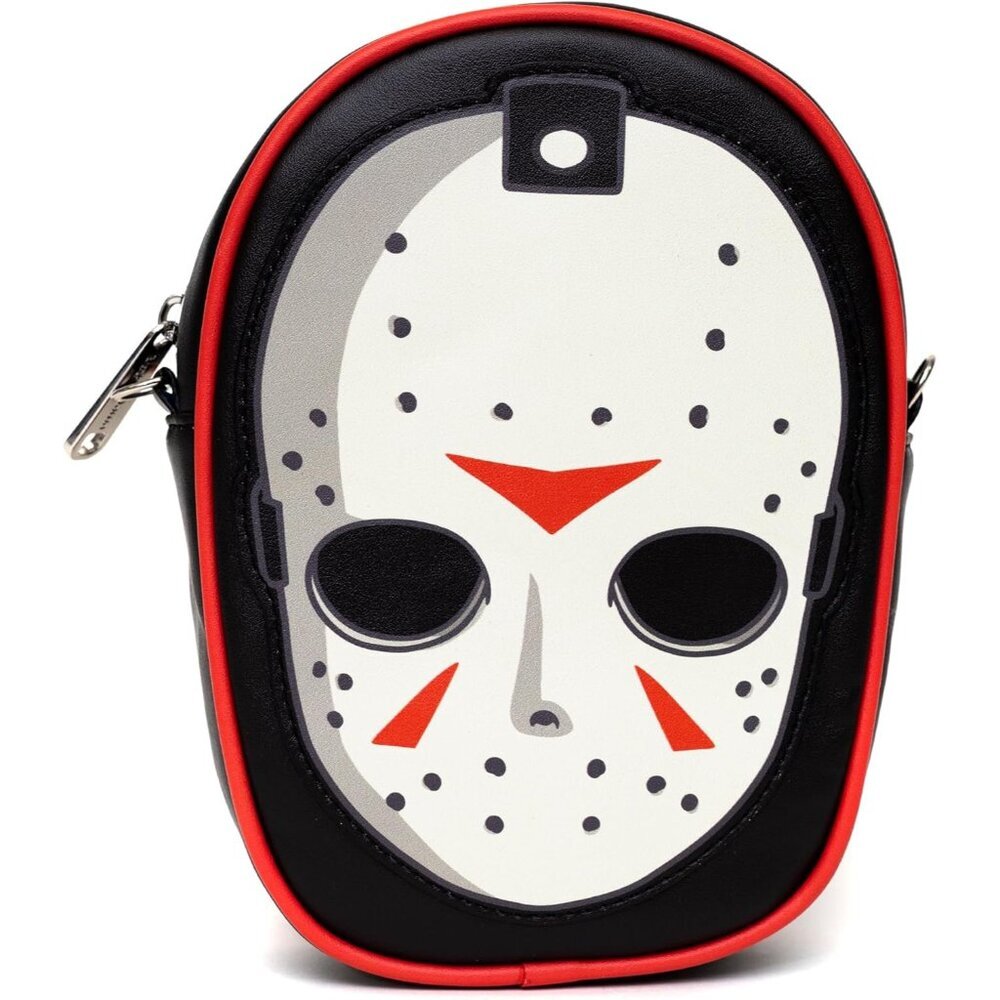 Horror Movies Bag Vegan Leather Crossbody Friday The 13th Jason Mask